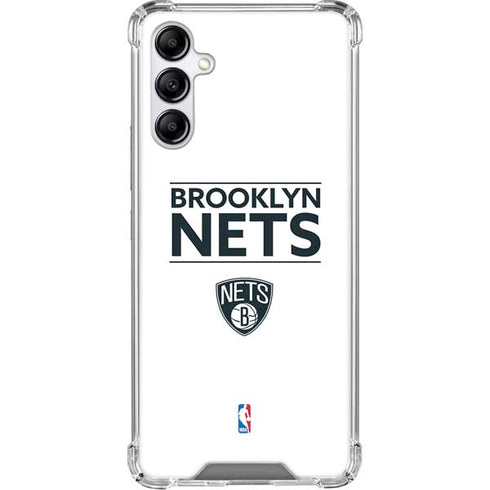 NBA Brooklyn Nets Standard - White Gabb Phone 4 Clear Case