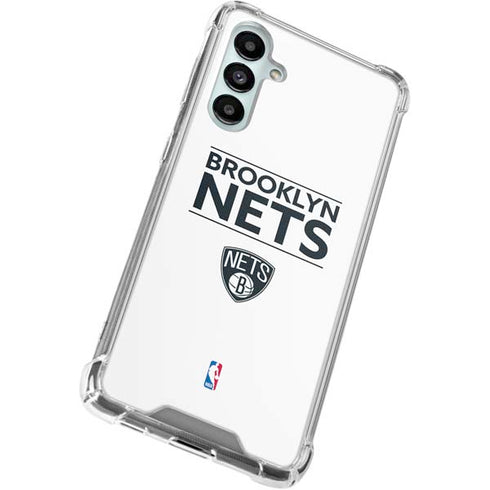 NBA Brooklyn Nets Standard - White Galaxy A16 5G Clear Case