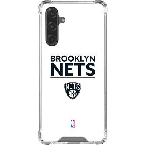 NBA Brooklyn Nets Standard - White Galaxy A17 Clear Case
