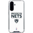 NBA Brooklyn Nets Standard - White Galaxy A36 5G Clear Case
