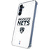 NBA Brooklyn Nets Standard - White Galaxy A55 5G Clear Case