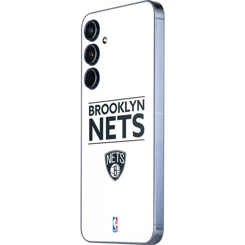 NBA Brooklyn Nets Standard - White Galaxy A55 5G Skin