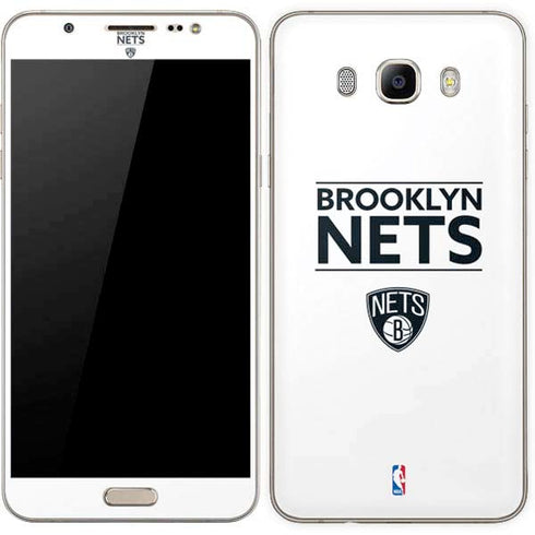 NBA Brooklyn Nets Standard - White Galaxy J7 Skin