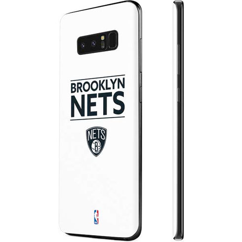 NBA Brooklyn Nets Standard - White Galaxy Note 8 Skin