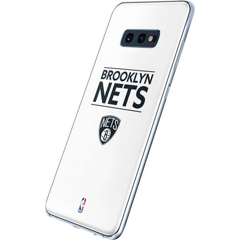 NBA Brooklyn Nets Standard - White Galaxy S10e Skin