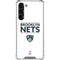 NBA Brooklyn Nets Standard - White Galaxy S24 FE Clear Case