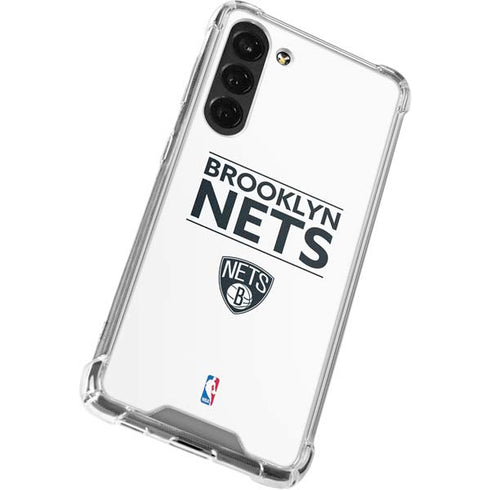 NBA Brooklyn Nets Standard - White Galaxy S24 FE Clear Case