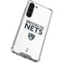NBA Brooklyn Nets Standard - White Galaxy S24 FE Clear Case
