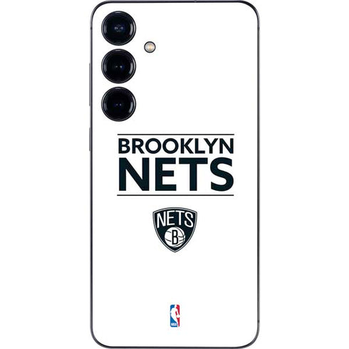 NBA Brooklyn Nets Standard - White Galaxy S24 Skin
