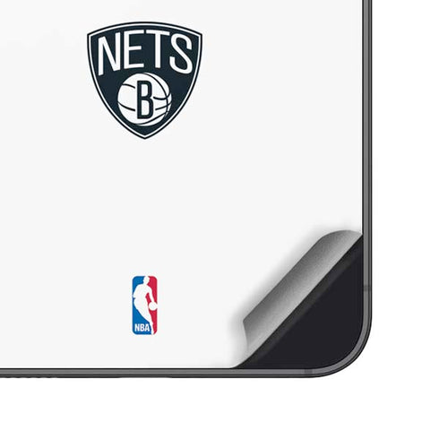 NBA Brooklyn Nets Standard - White Galaxy S25 Skin