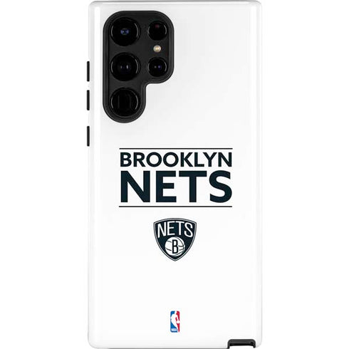 NBA Brooklyn Nets Standard - White Galaxy S25 Ultra Impact Case