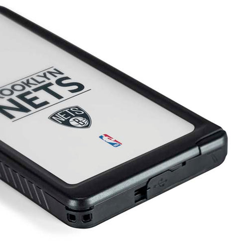 NBA Brooklyn Nets Standard - White Galaxy S24 Ultra Waterproof Case
