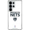 NBA Brooklyn Nets Standard - White Galaxy S25 Ultra Clear Case