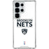 NBA Brooklyn Nets Standard - White Galaxy S25 Ultra Clear Case