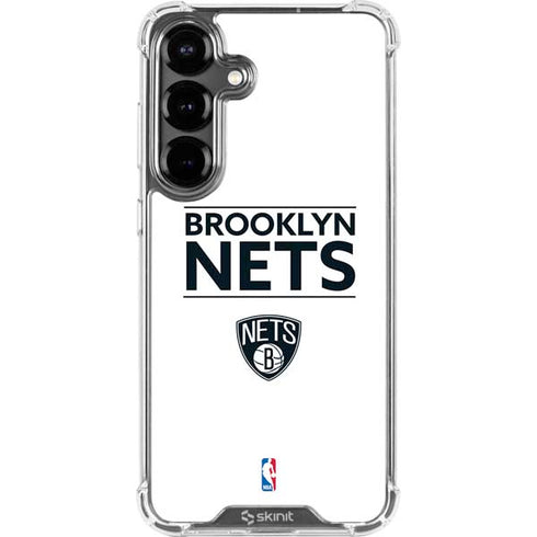 NBA Brooklyn Nets Standard - White Galaxy S26 Clear Case