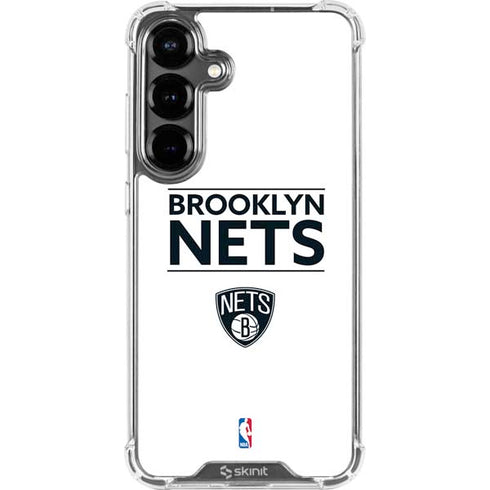 NBA Brooklyn Nets Standard - White Galaxy S26 Plus Clear Case