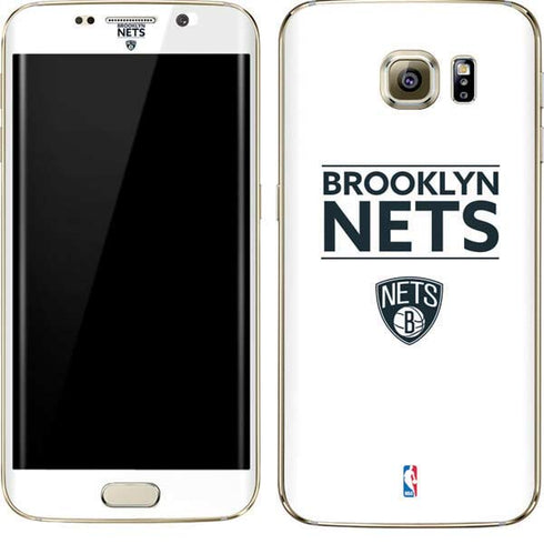 NBA Brooklyn Nets Standard - White Galaxy S7 Edge Skin