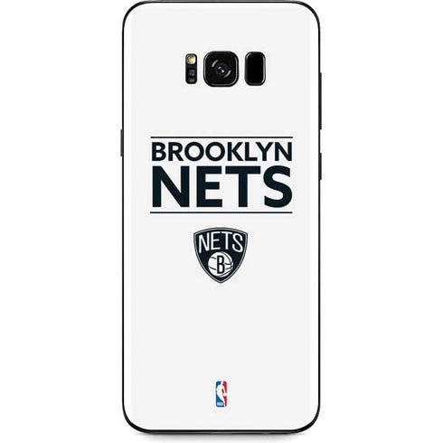 NBA Brooklyn Nets Standard - White Galaxy S8 Plus Skin