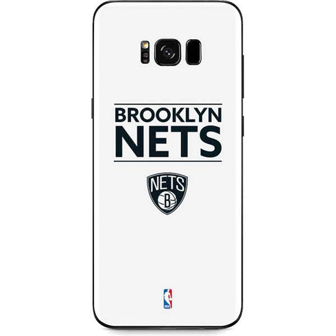 NBA Brooklyn Nets Standard - White Galaxy S8 Skin