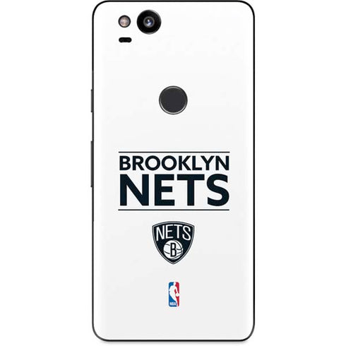 NBA Brooklyn Nets Standard - White Google Pixel 2 Skin