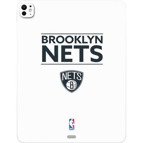 NBA Brooklyn Nets Standard - White iPad Pro 13in M4 (2024) Skin