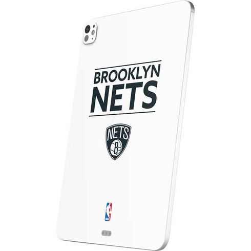 NBA Brooklyn Nets Standard - White iPad Pro 13in M4 (2024) Skin