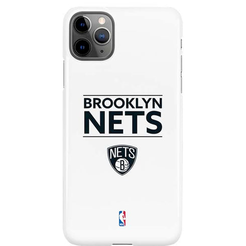 NBA Brooklyn Nets Standard - White iPhone Cases