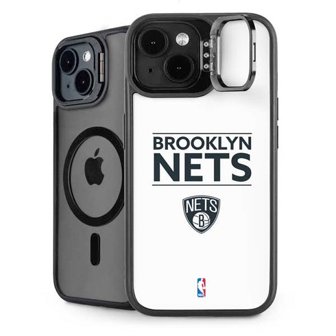 NBA Brooklyn Nets Standard - White iPhone 13 Kickstand Case