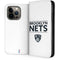 NBA Brooklyn Nets Standard - White iPhone 13 Pro Folio Case