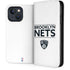 NBA Brooklyn Nets Standard - White iPhone 14 Folio Case