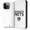 NBA Brooklyn Nets Standard - White iPhone 14 Pro Max Folio Case