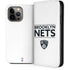 NBA Brooklyn Nets Standard - White iPhone 14 Pro Max Folio Case