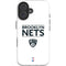 NBA Brooklyn Nets Standard - White iPhone 16 Impact Case