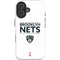 NBA Brooklyn Nets Standard - White iPhone 16 Magsafe Impact Case