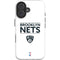 NBA Brooklyn Nets Standard - White iPhone 16 Plus Impact Case