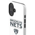 NBA Brooklyn Nets Standard - White iPhone 16 Plus Impact Case