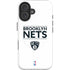 NBA Brooklyn Nets Standard - White iPhone 16 Plus Magsafe Impact Case