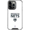 NBA Brooklyn Nets Standard - White iPhone 16 Pro Clear Case