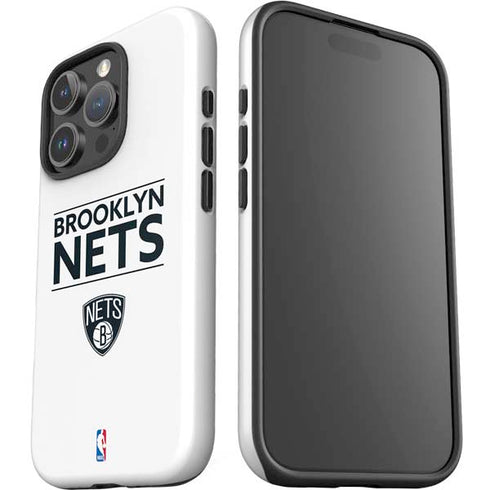 NBA Brooklyn Nets Standard - White iPhone 16 Pro Impact Case