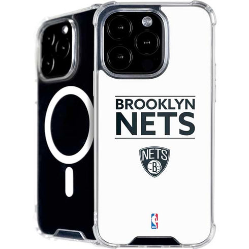 NBA Brooklyn Nets Standard - White iPhone 16 Pro MagSafe Case