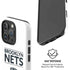 NBA Brooklyn Nets Standard - White iPhone 16 Pro Magsafe Impact Case