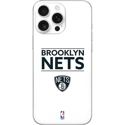 NBA Brooklyn Nets Standard - White iPhone 16 Pro Max Skin