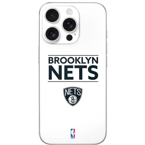 NBA Brooklyn Nets Standard - White iPhone 16 Pro Skin