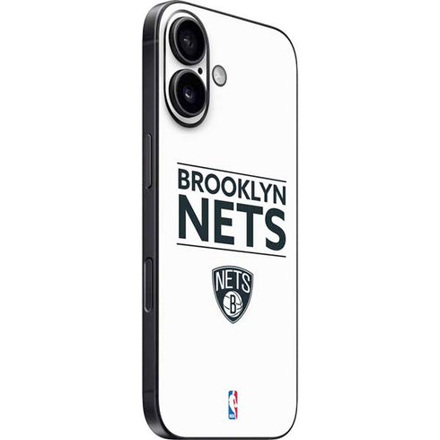 NBA Brooklyn Nets Standard - White iPhone 16 Skin