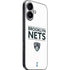 NBA Brooklyn Nets Standard - White iPhone 16 Skin