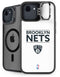 NBA Brooklyn Nets Standard - White iPhone 16e Kickstand Case