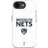NBA Brooklyn Nets Standard - White iPhone 16e Impact Case
