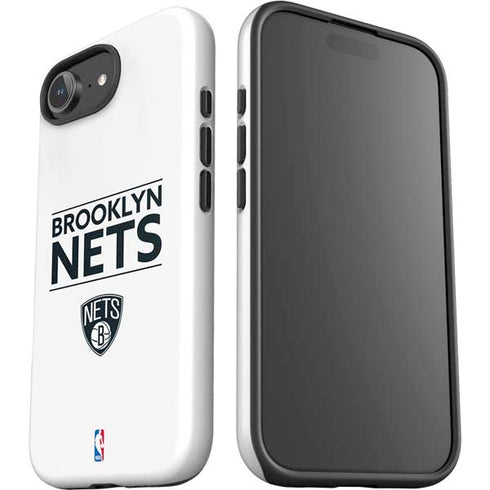 NBA Brooklyn Nets Standard - White iPhone 16e Impact Case