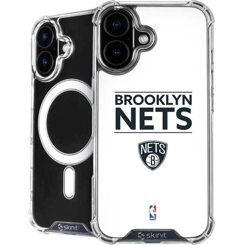NBA Brooklyn Nets Standard - White iPhone 17 MagSafe Case