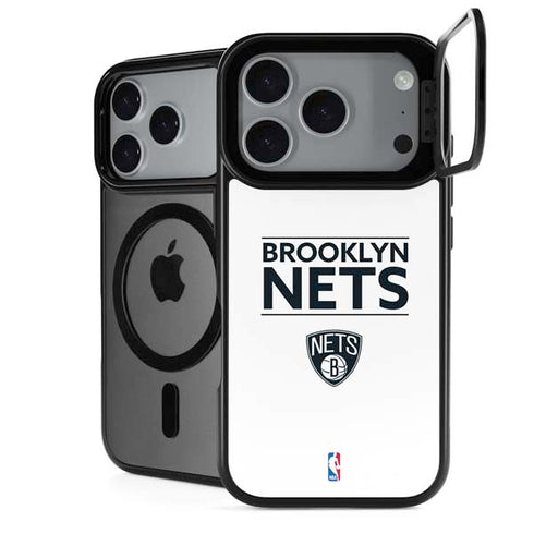 NBA Brooklyn Nets Standard - White iPhone 18 Pro Kickstand Case